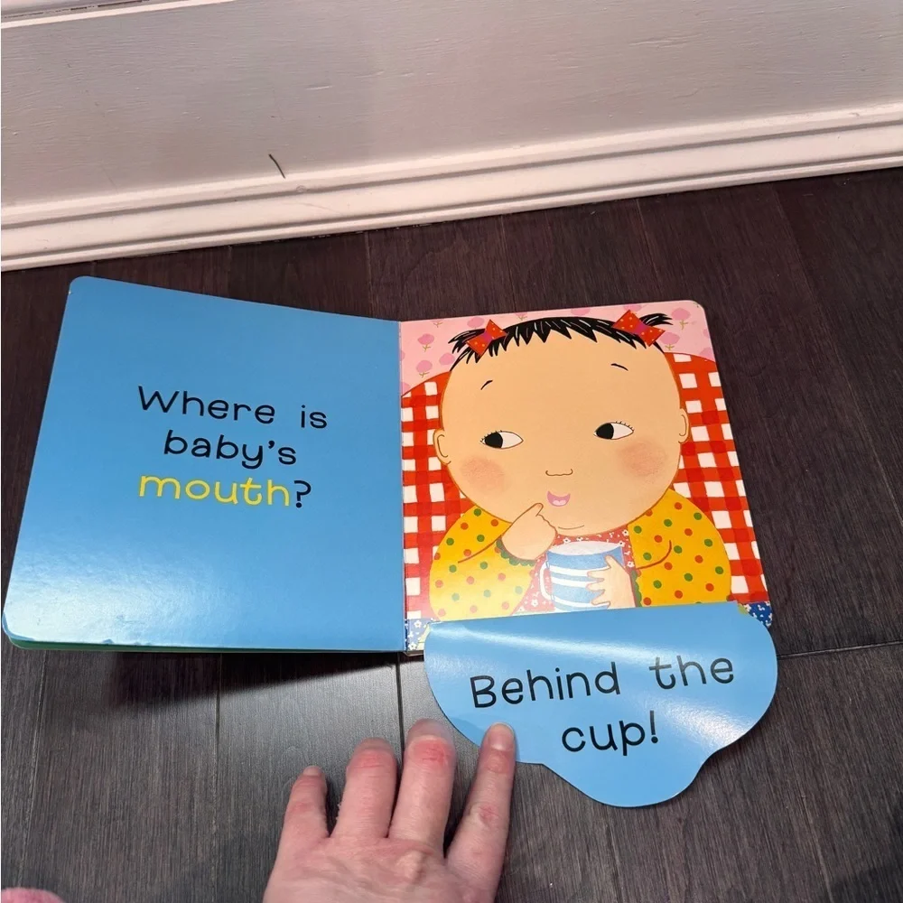 Where is Baby’s Belly Button? Interactive Baby Board Book with Flaps Kids Ripped